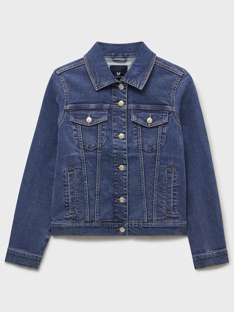 Crew Clothing Blue Denim Western Jacket - Image 6 of 6