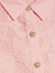 River Island Bow Lace Belted Dress - Image 3 of 4