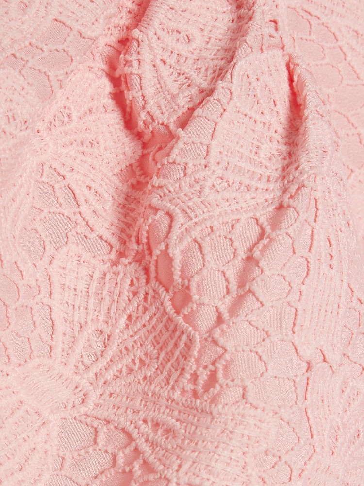 River Island Bow Lace Belted Dress - Image 4 of 4 River Island Bow Lace Belted Dress - Image 4 of 4