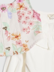 River Island White Hybrid 2 in 1 Shirt Dress - Image 4 of 5