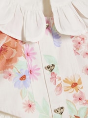 River Island White Hybrid 2 in 1 Shirt Dress - Image 5 of 5