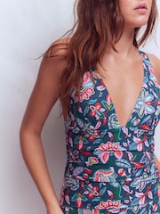 Boden Cream Mykonos Deep V-Neck Swimsuit - Image 3 of 7