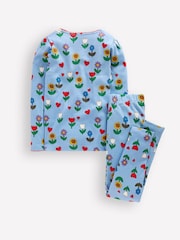 Boden Blue Snug Long John Pyjamas - Image 2 of 3