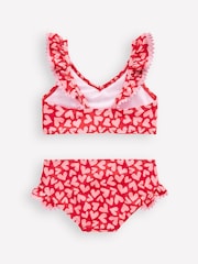 Boden Red Frill V-Neck Bikini Set - Image 2 of 3