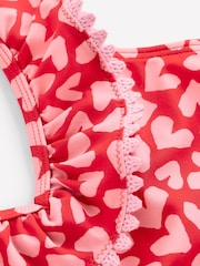 Boden Red Frill V-Neck Bikini Set - Image 3 of 3