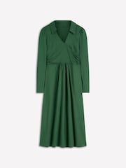 Boden Green Carla Jersey Wrap Dress - Image 5 of 5