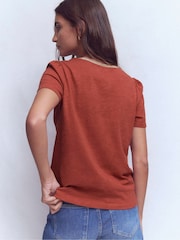 Boden T-skjorte med Metallic kant - Bilde 3 av 5