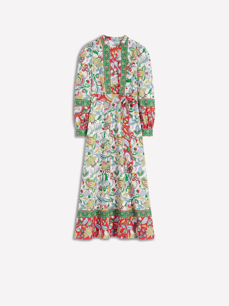 Srednje dolga obleka iz lanene mešanice Boden Ava - Slika 8 iz 8