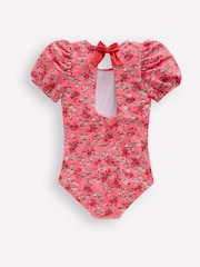 Boden Pink Puff Sleeve Swimsuit - Image 2 of 3
