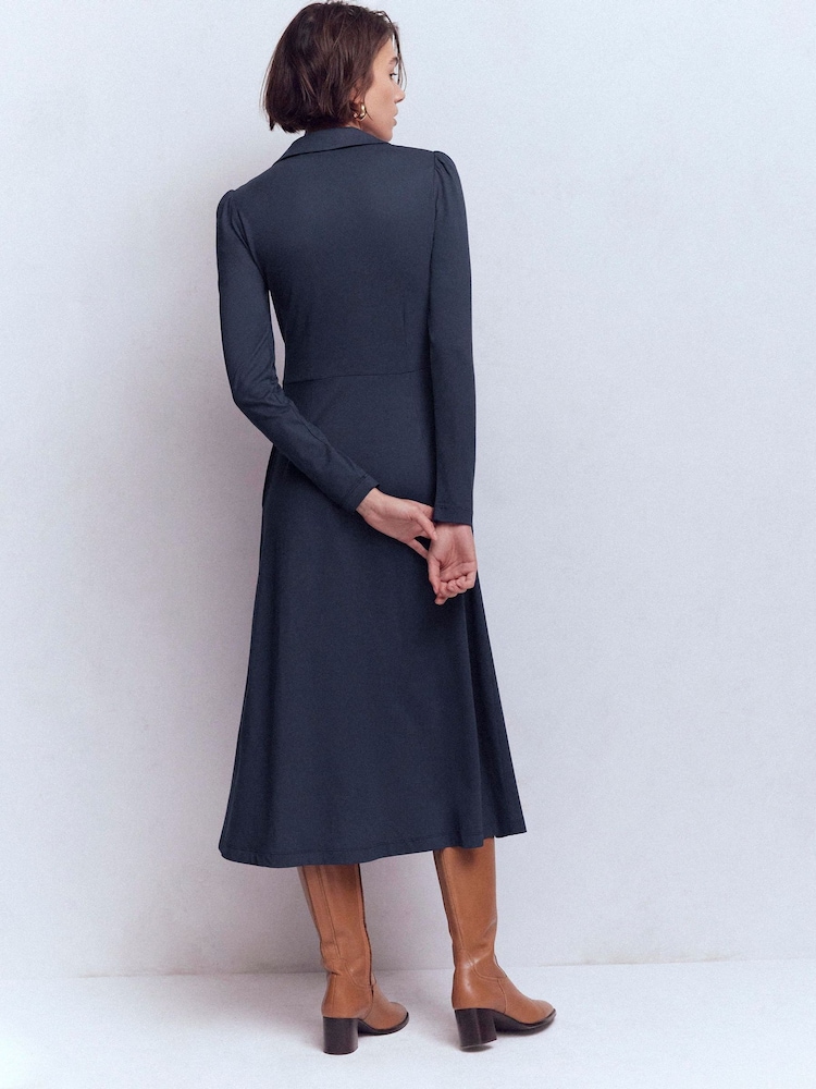 boden jersey wrap dress BODEN Tiered Wrap Jersey Maxi Dress