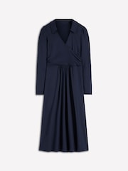 Boden Blue Carla Jersey Wrap Dress - Image 6 of 6
