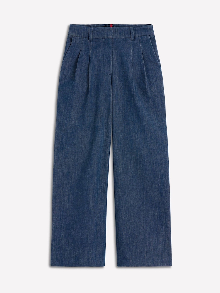 Boden Blue Kensington Twill Trousers - Image 5 of 5 Boden Blue Kensington Twill Trousers - Image 5 of 5