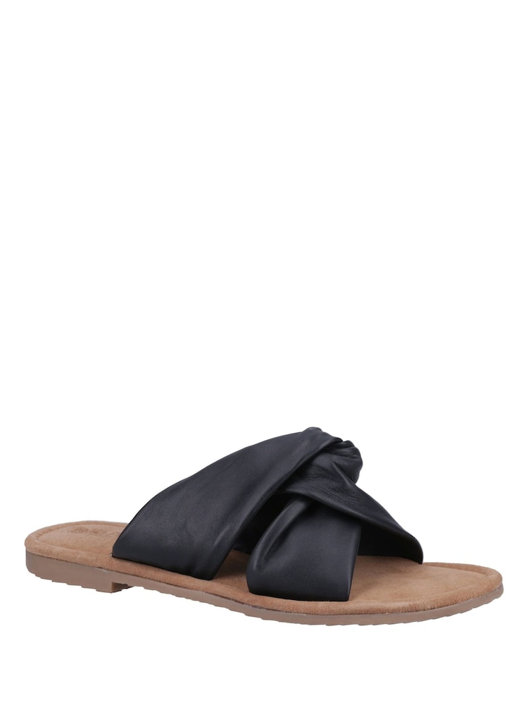 Hush Puppies Black Amy Wide Fit Sandals - Image 2 of 4