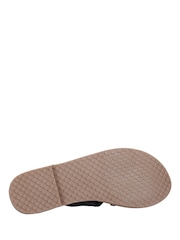 Hush Puppies Black Amy Wide Fit Sandals - Image 4 of 4