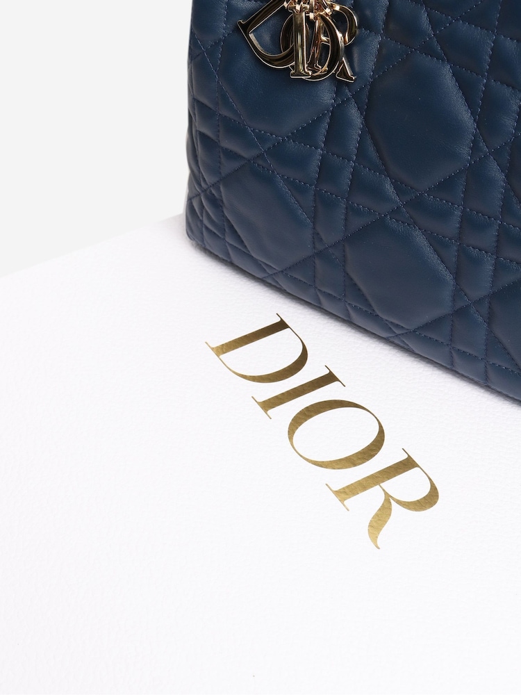 Sign of the Times Blue Dior 2024 Medium Toujours Bag - Image 8 of 8