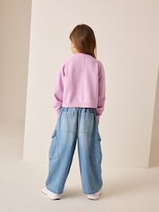 Lilac Purple Henley Jumper (3-16yrs) - Image 3 of 8