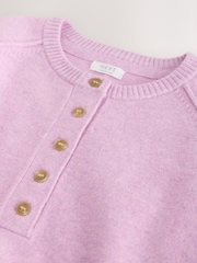 Lilac Purple Henley Jumper (3-16yrs) - Image 8 of 8