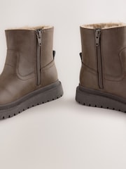 Chocolate Brown Wide Fit (G) Tassel Boots - Image 3 of 5