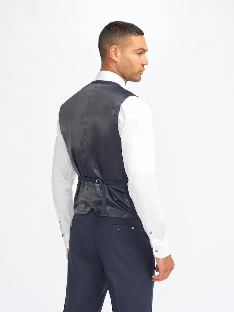 House Of Cavani Blue Malibu Waistcoat - Image 2 of 2 House Of Cavani Blue Malibu Waistcoat - Image 2 of 2