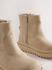 Neutral Wide Fit (G) Tassel Boots - Image 3 of 5