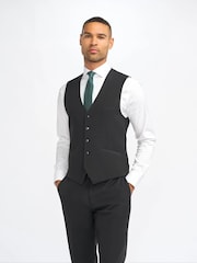 House Of Cavani Black Malibu Waistcoat - Image 1 of 3