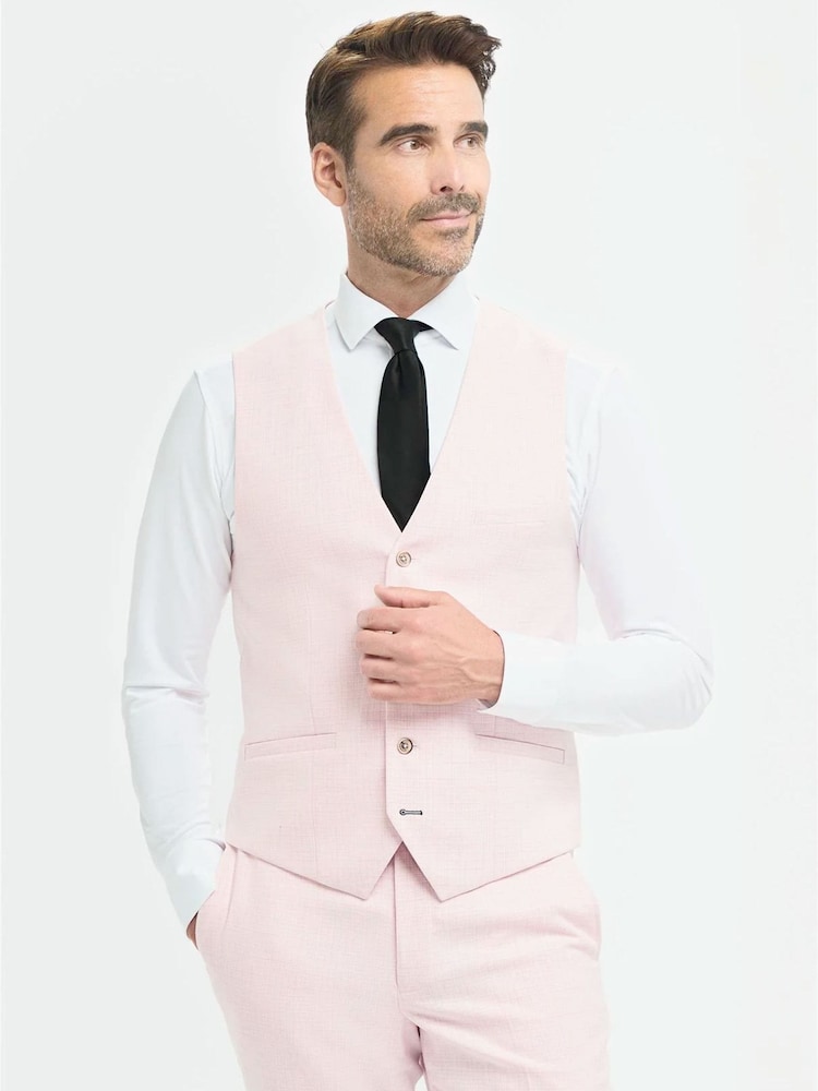 House Of Cavani Pink Tropez Waistcoat - Image 1 of 3 House Of Cavani Pink Tropez Waistcoat - Image 1 of 3