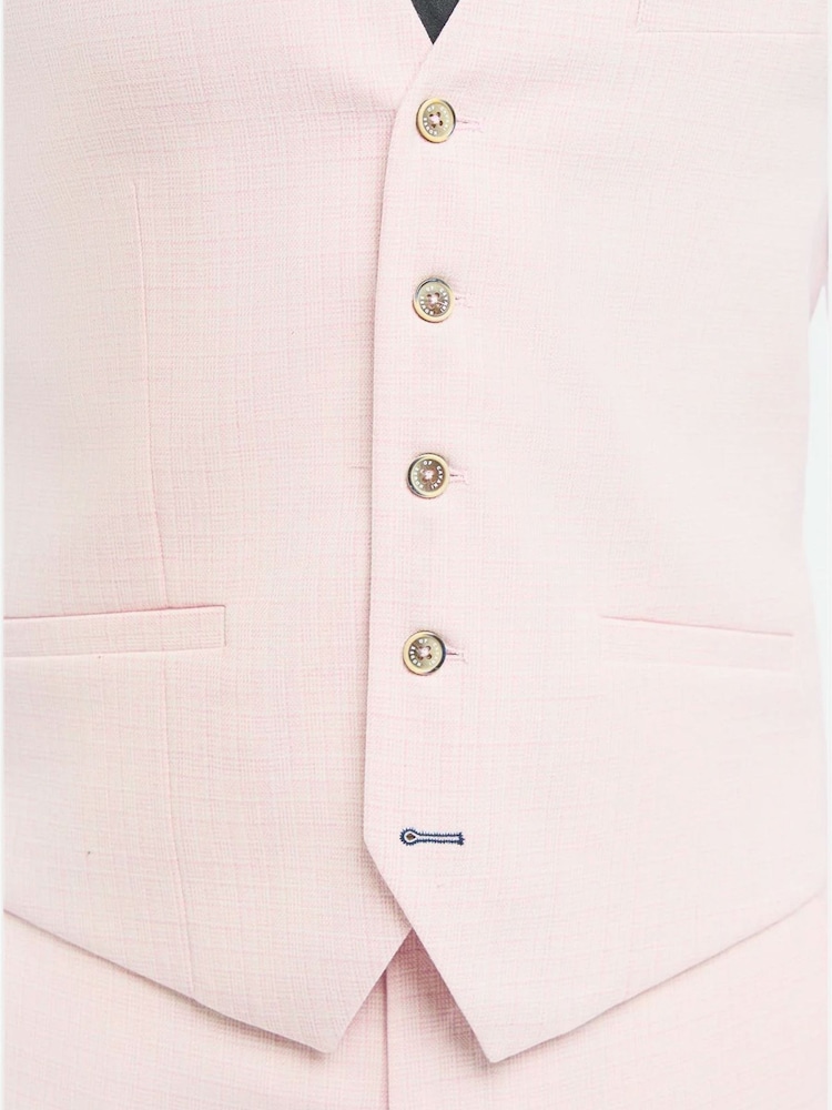 House Of Cavani Pink Tropez Waistcoat - Image 3 of 3 House Of Cavani Pink Tropez Waistcoat - Image 3 of 3