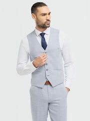 House Of Cavani Blue Caridi Waistcoat - Image 1 of 3