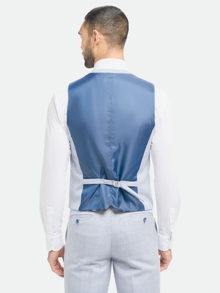 House Of Cavani Blue Caridi Waistcoat - Image 2 of 3 House Of Cavani Blue Caridi Waistcoat - Image 2 of 3