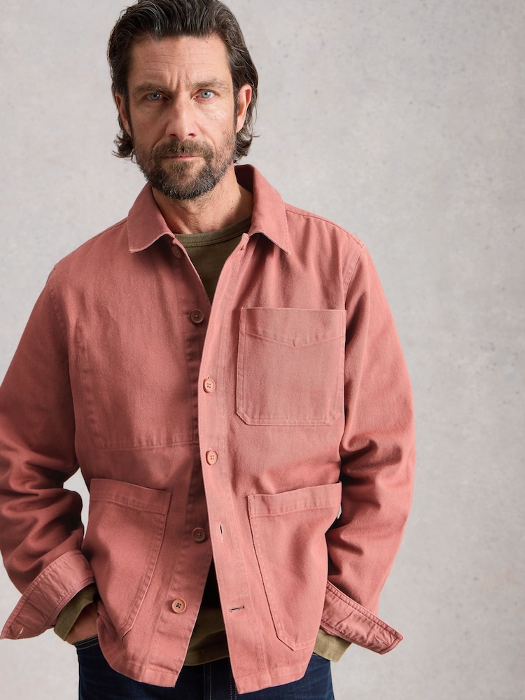 White Stuff Pink Westgate Workwear Jacket - Image 1 of 6