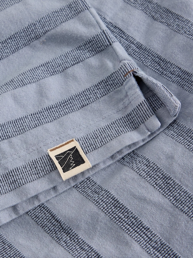 White Stuff Blue Harrington Stripe T-Shirt - Image 6 of 6 White Stuff Blue Harrington Stripe T-Shirt - Image 6 of 6