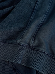 White Stuff Blue Sidmouth Crew Neck Sweat Top - Image 6 of 6