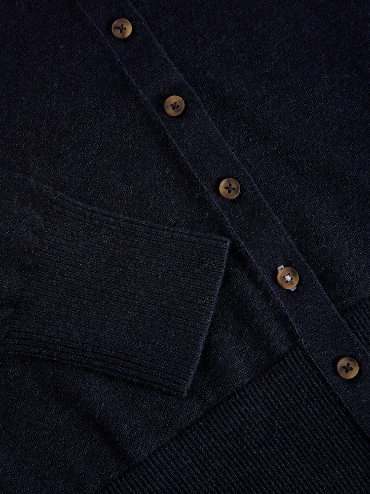 White Stuff Blue Womens Lois Cardigan - Image 6 of 6