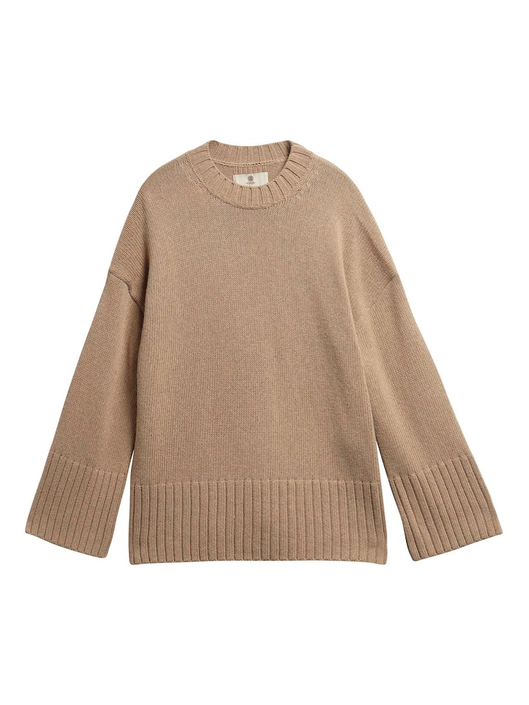 Barbour® Beige Gaia Knitted Jumper - Image 1 of 1