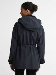 Barbour® Navy Evelyn Showerproof Jacket - Image 2 of 7