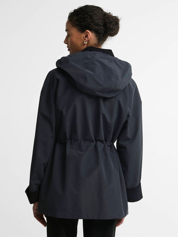 Barbour® Navy Evelyn Showerproof Jacket - Image 2 of 7 Barbour® Navy Evelyn Showerproof Jacket - Image 2 of 7