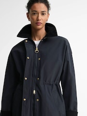 Barbour® Navy Evelyn Showerproof Jacket - Image 4 of 7