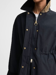 Barbour® Navy Evelyn Showerproof Jacket - Image 5 of 7