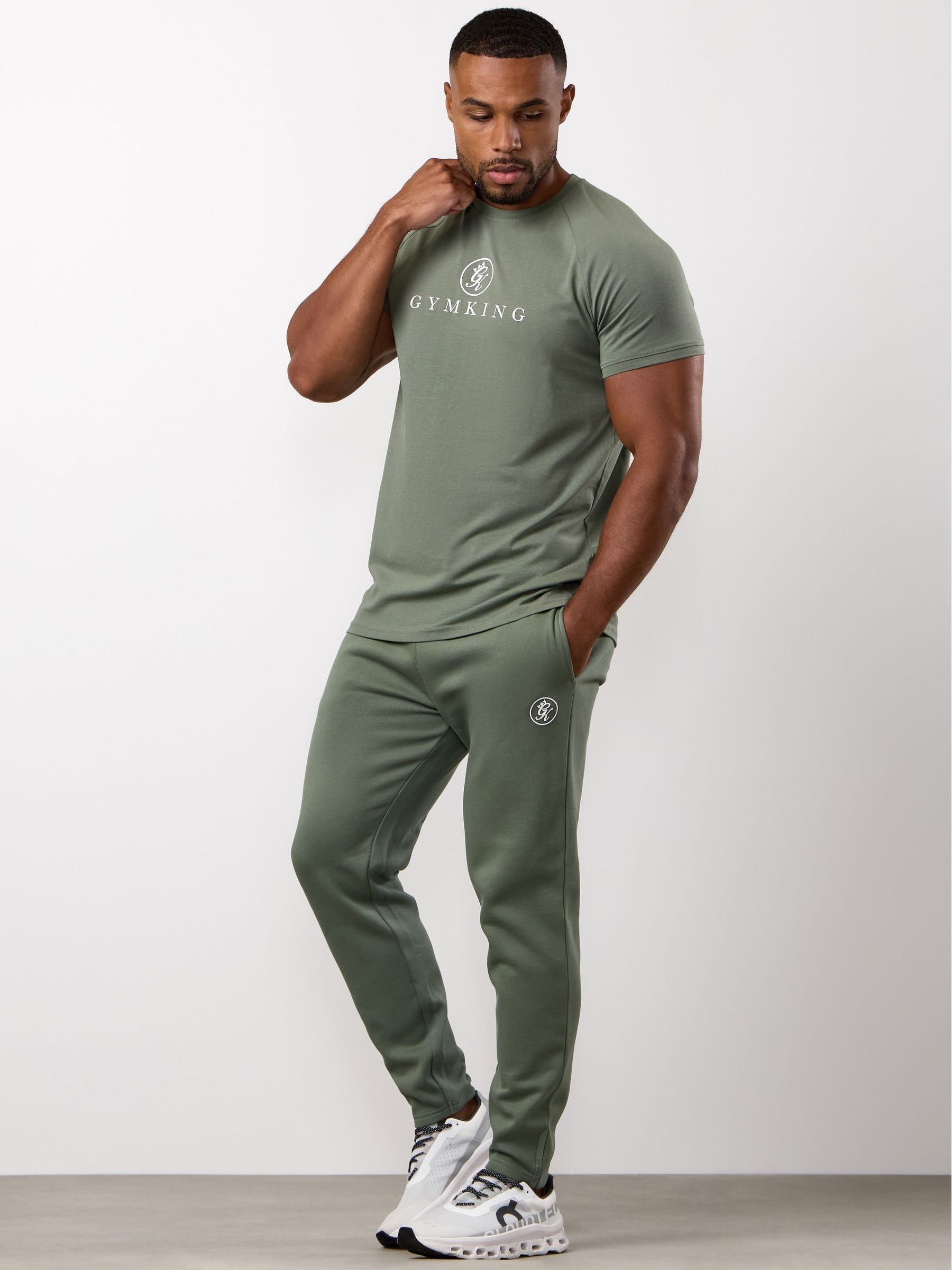 Jogger Pants Grey Joggers Gym King Buy Gym King Sage Grey Pro Logo