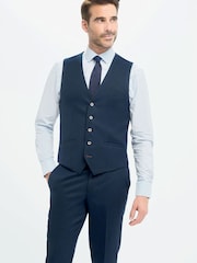 House Of Cavani Blue Tropez Waistcoat - Image 1 of 3