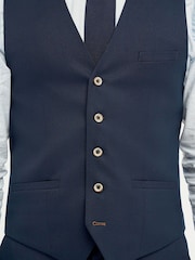 House Of Cavani Blue Tropez Waistcoat - Image 3 of 3