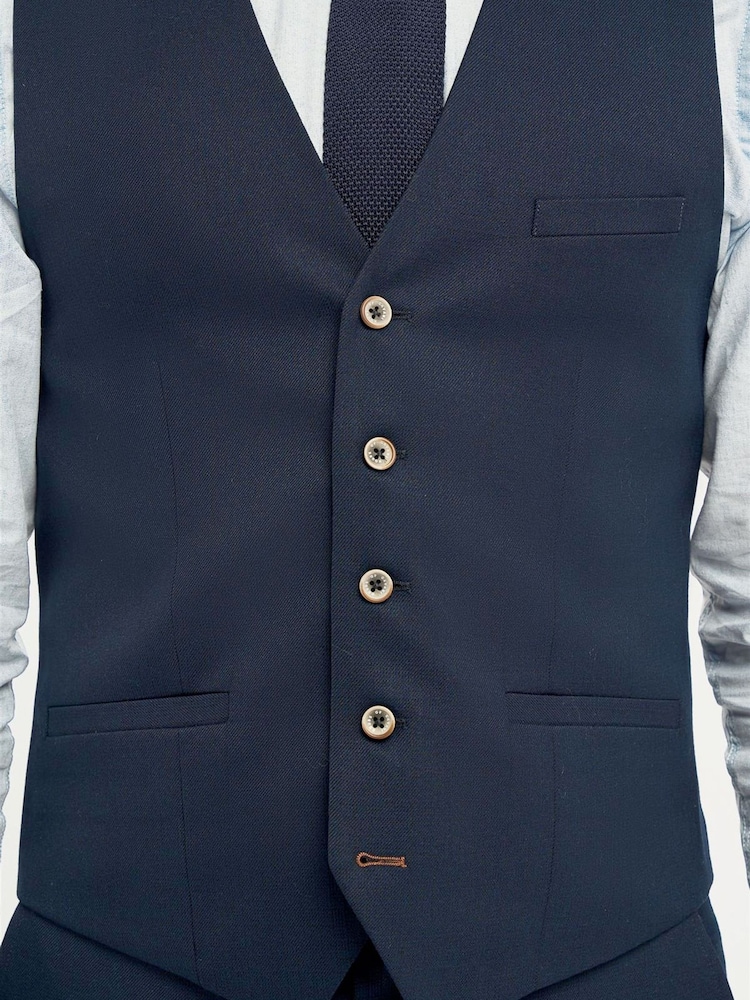 House Of Cavani Blue Tropez Waistcoat - Image 3 of 3 House Of Cavani Blue Tropez Waistcoat - Image 3 of 3