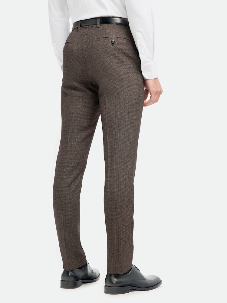 House Of Cavani Brown Caridi Trousers - Image 2 of 2