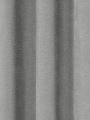 Enhanced Living Grey Knightsbridge Chenille Blackout Eyelet Curtains - Image 4 of 4