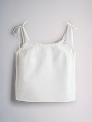 The Set 2 Pack Cotton Cami and Culotte Pyjama Sets Dark Navy Blue / White - Image 2 of 7