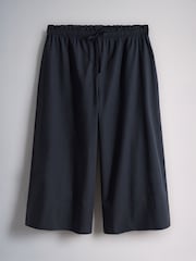 The Set 2 Pack Cotton Cami and Culotte Pyjama Sets Dark Navy Blue / White - Image 5 of 7
