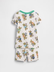Gap Brushed Cotton Brannan Bear Tennis Pyjamas shorts Set (12mths-5yrs) - Bild 2 von 2