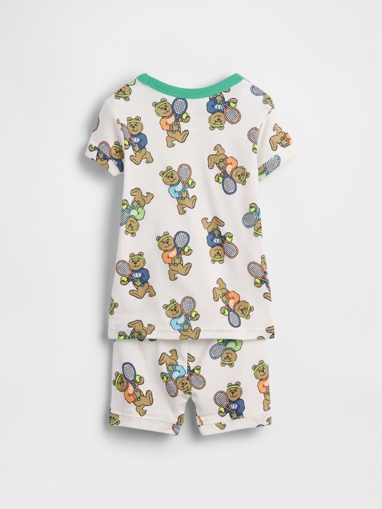 Gap Brushed Cotton Brannan Bear Tennis Pyjamas shorts Set (12mths-5yrs) - Bild 2 von 2