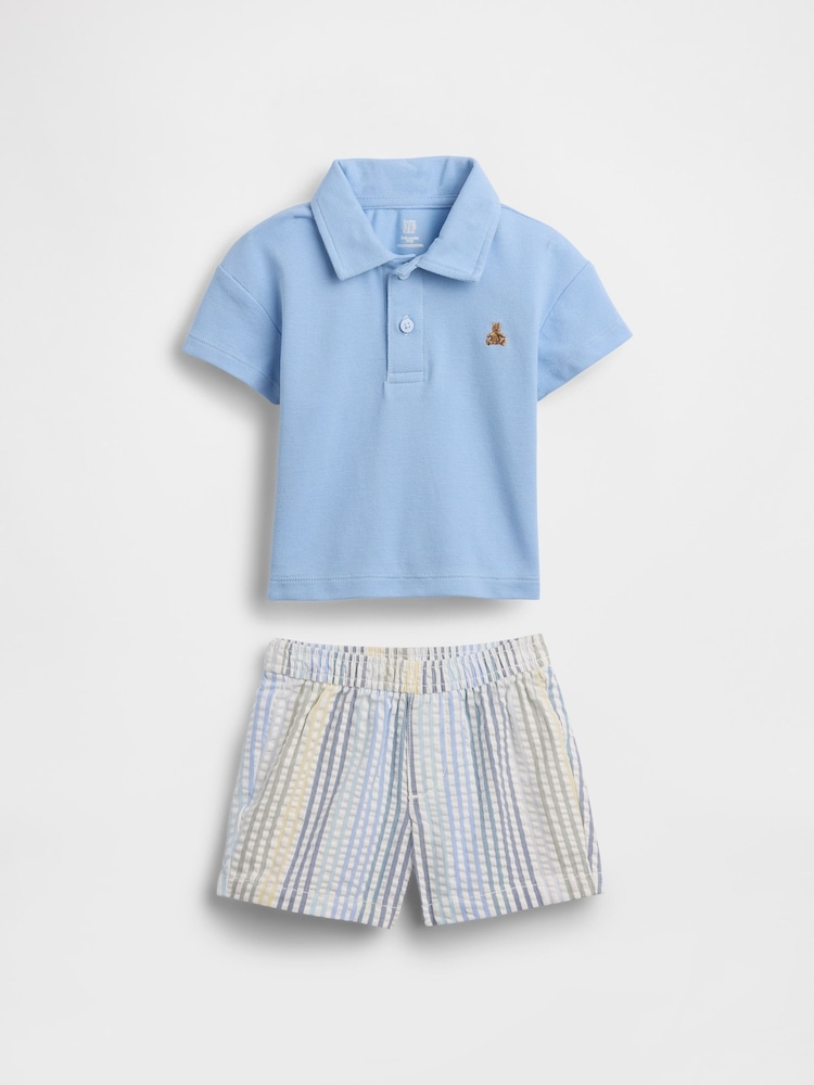 Gap Polo Outfit Set (0-24mths) - Bilde 1 av 3
