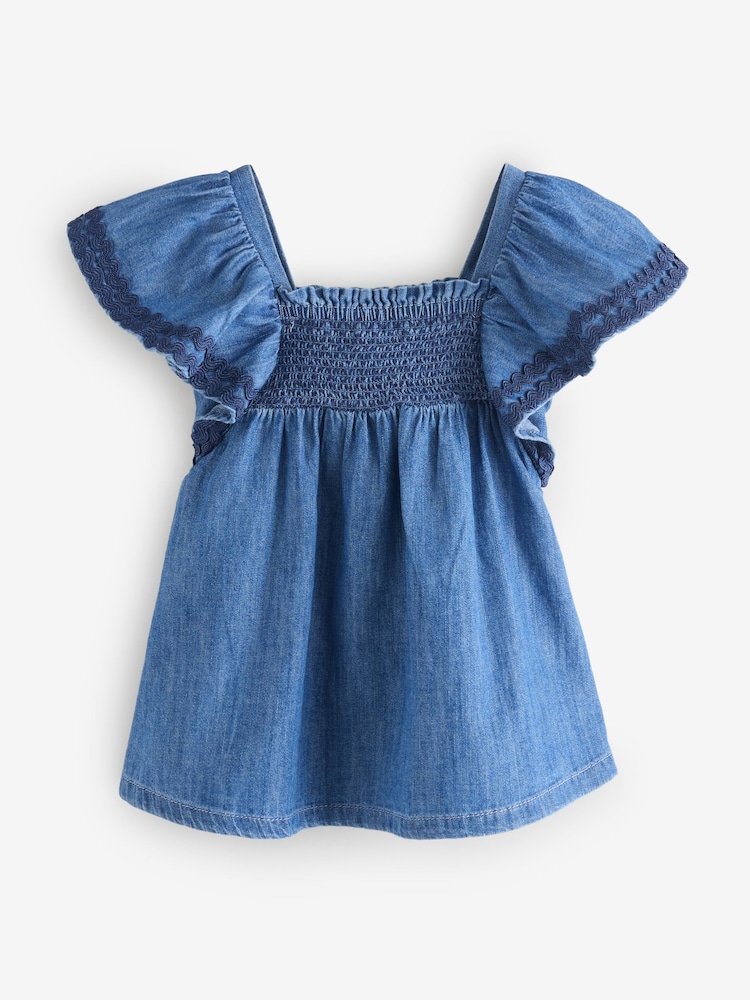 Gap Smocked Denim Dress (0-24mths) - Bild 1 von 4